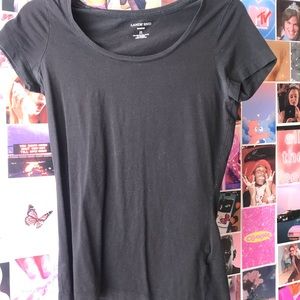 Fitted Black Tee